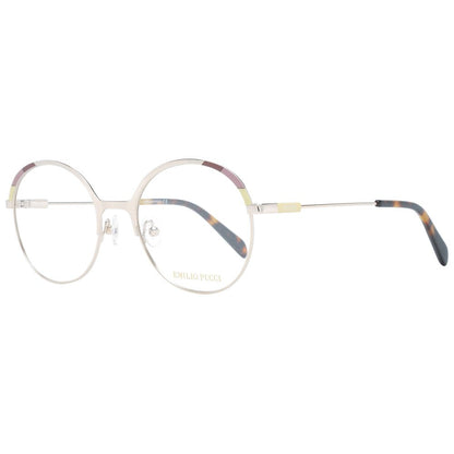 Emilio Pucci Gold Women Glasses Frame