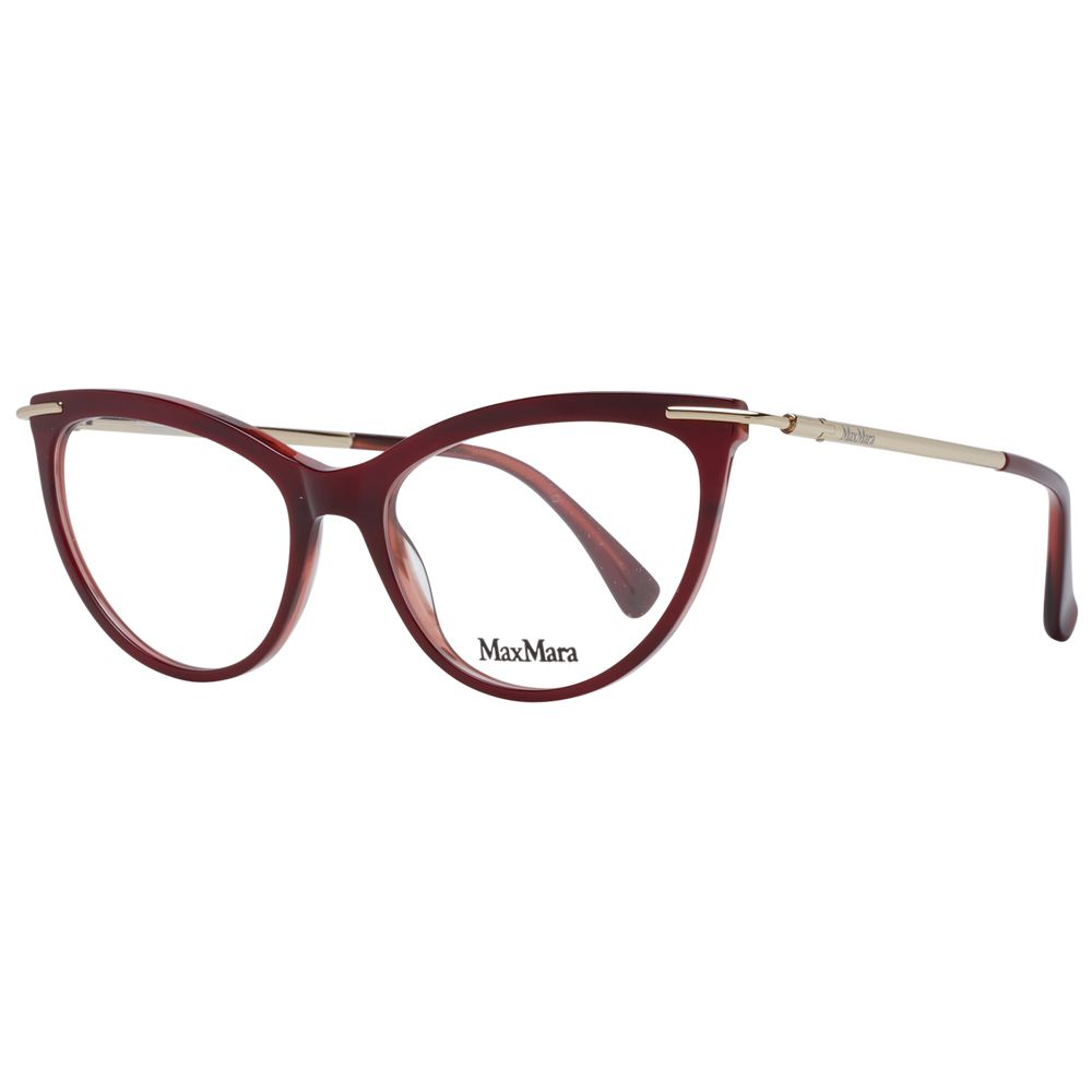 Max Mara Burgundy Plastic Glasses (Frames)