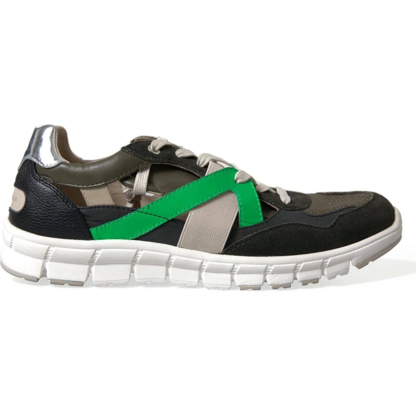 Dolce & Gabbana Multicolor Leather Suede Low Top Sneakers Shoes MV5578-41