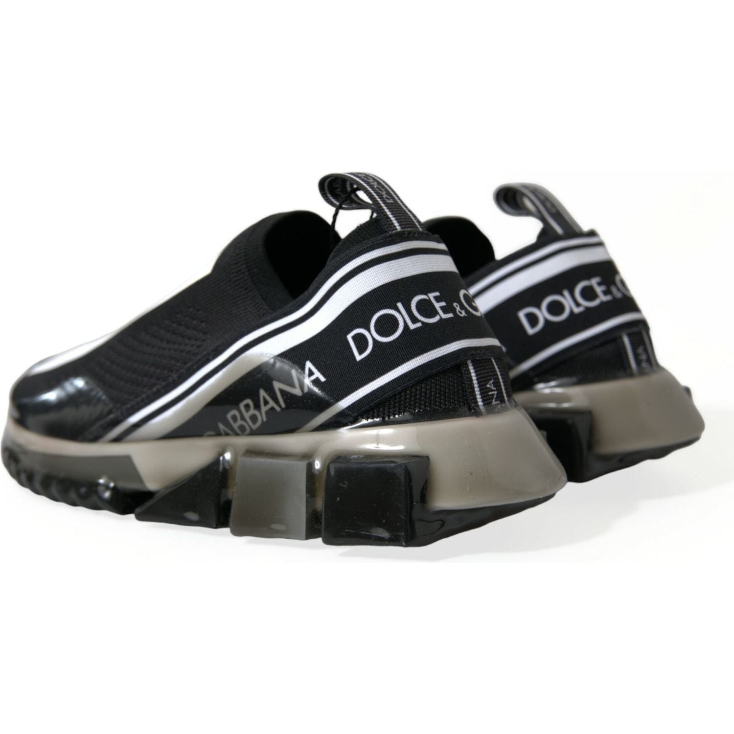 حذاء سنيكرز سورينتو أنيق باللونين الأبيض والأسود من دولتشي آند غابانا