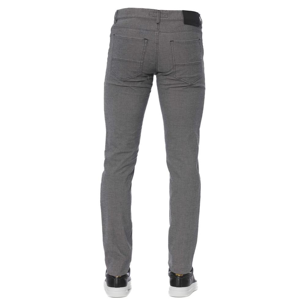 Trussardi Jeans Gray Cotton Pant