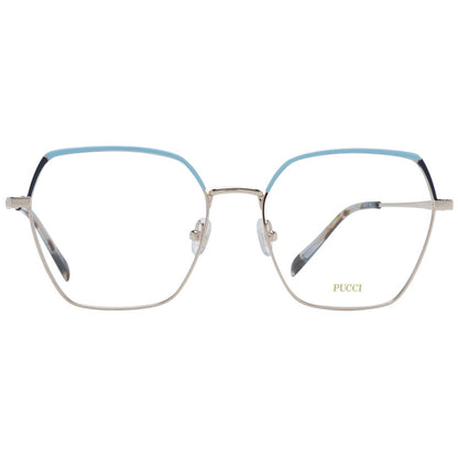 Emilio Pucci Gold Women Glasses Frame