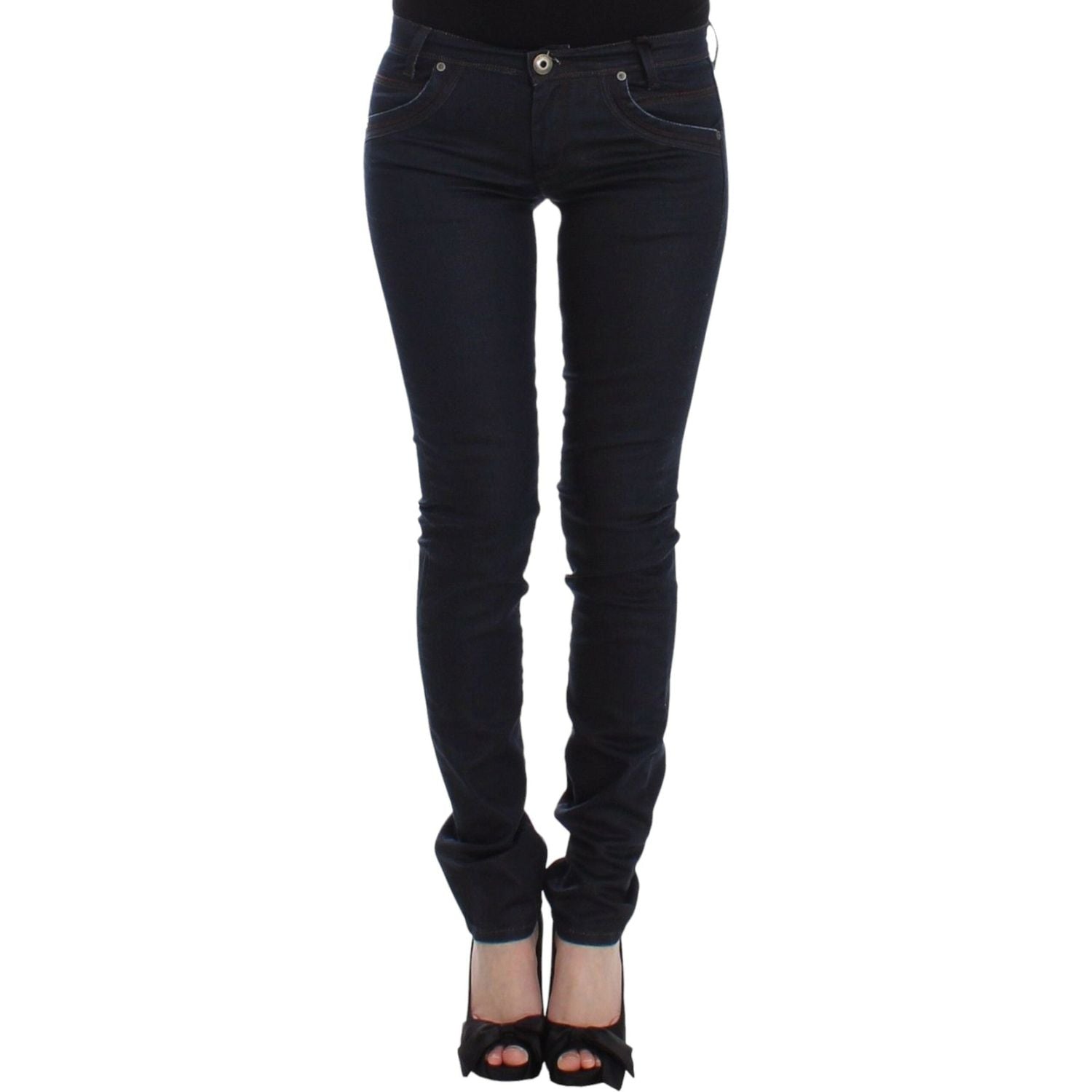 Ermanno Scervino Blue Slim Jeans Denim Pants Skinny Leg Stretch