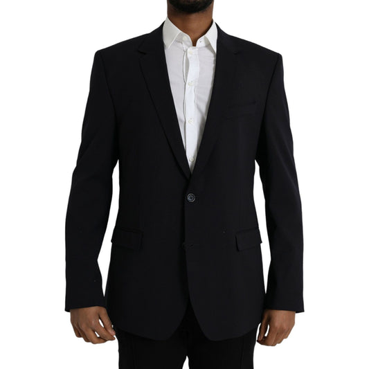 Dolce & Gabbana Black MARTINI Single Breasted Coat Blazer JKT4021-54
