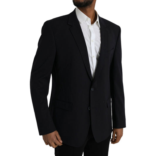 Dolce & Gabbana Black MARTINI Single Breasted Coat Blazer JKT4021-54