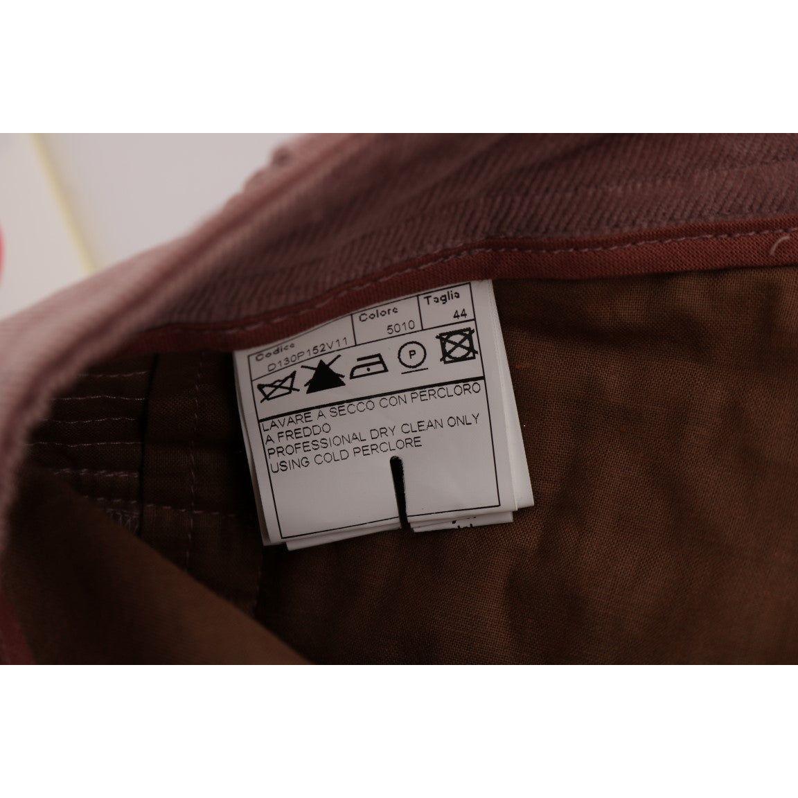 بنطلون كابري وردي أنيق من إيرمانو شيرفينو