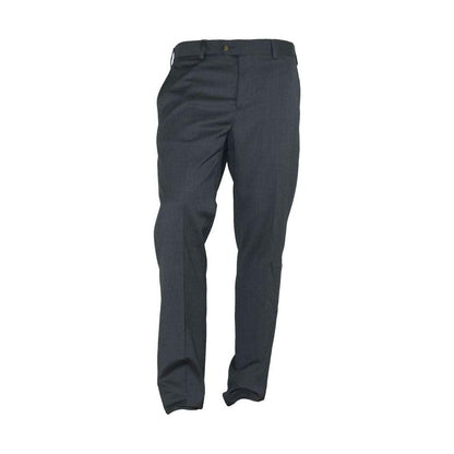 Made in Italy Gray Polyester Men Trousers