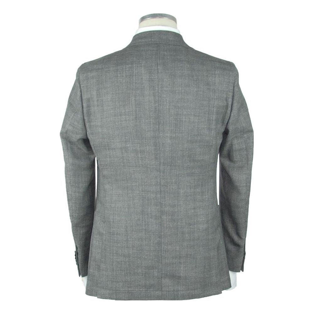 Emilio Romanelli Gray Wool Blazer