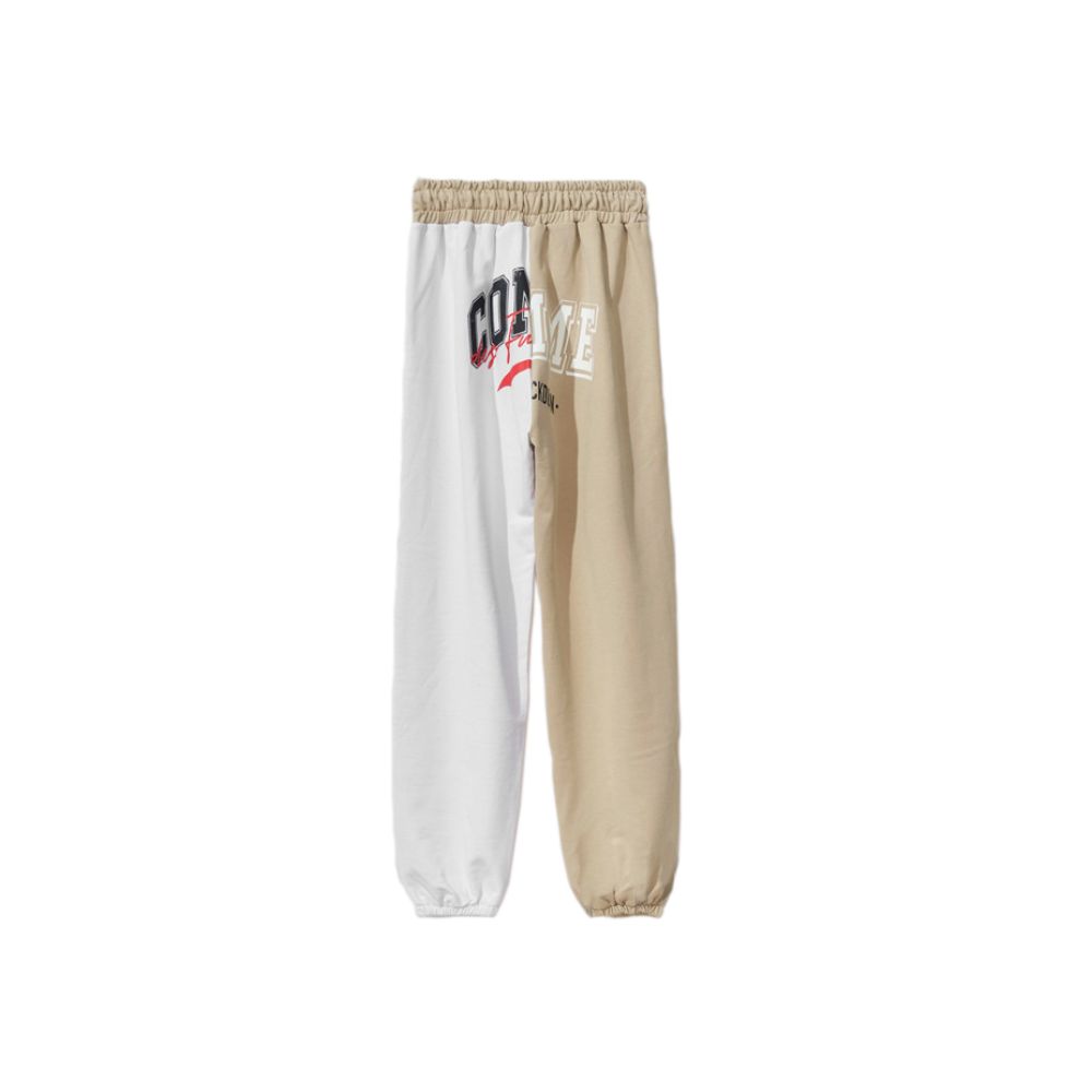 Comme Des Fuckdown Beige Cotton Women Sweatpant