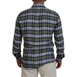 Dsquared² Multicolor Checkered Casual Men Long Sleeves Shirt TSH83554-48
