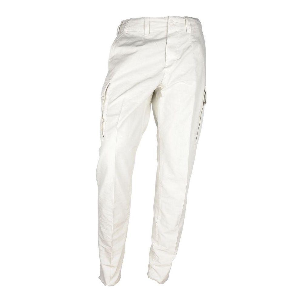Don The Fuller White Cotton Pant