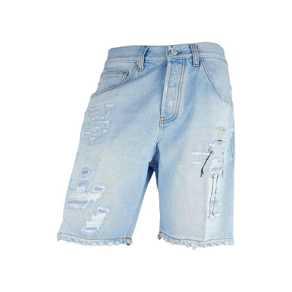 Don The Fuller Blue Cotton Short