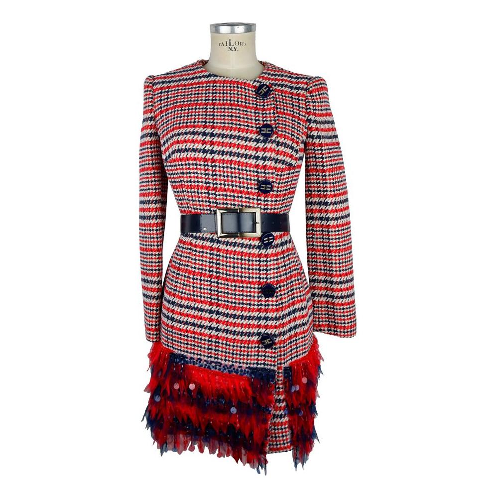 فستان إليزابيتا فرانكي قطن أحمر للنساء