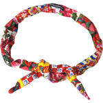 Dolce & Gabbana Multicolor Carretto Print Waist Belt SMY10233-40