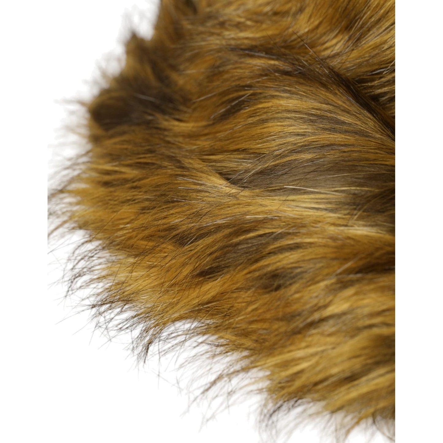 Dolce & Gabbana Brown Modacrylic Faux Fur Bucket Hat