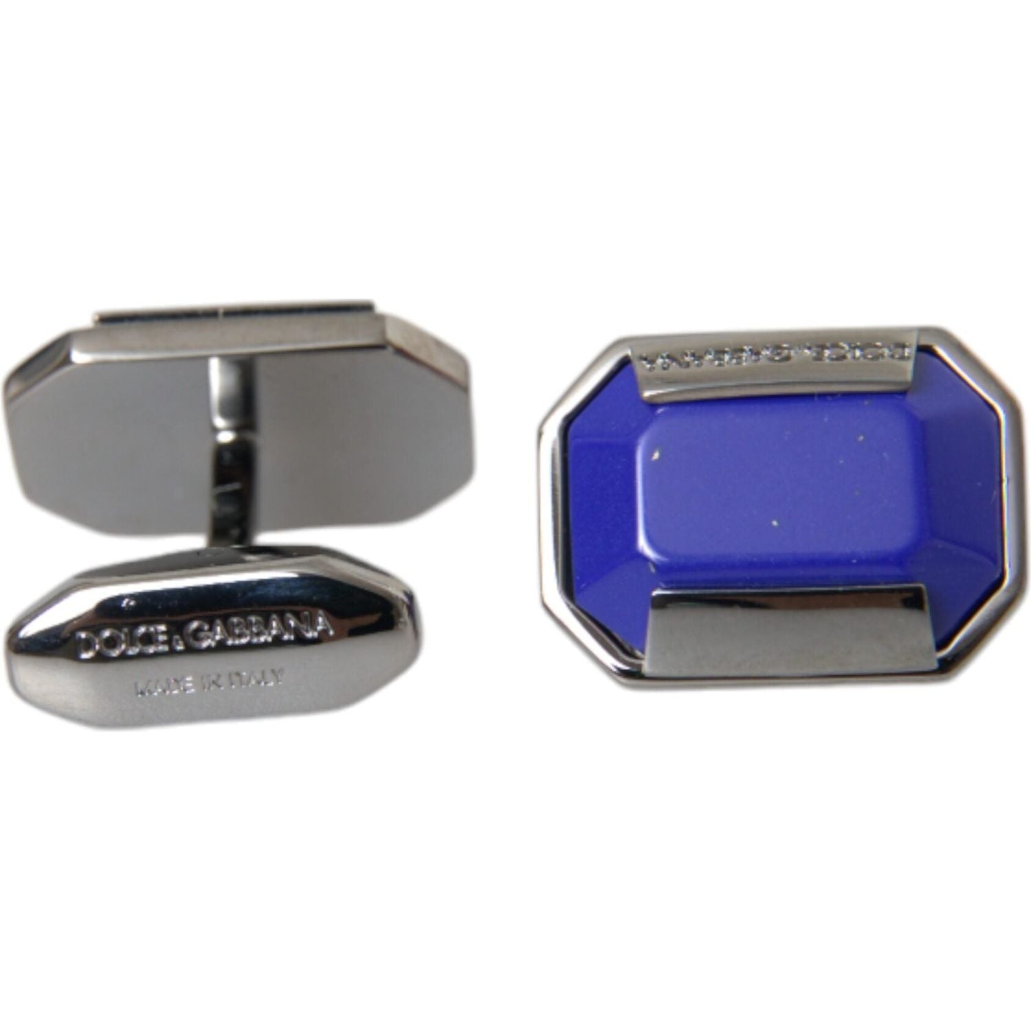 أزرار أكمام من الكريستال من دولتشي آند غابانا مطلية بالفضة