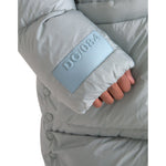 Dolce & Gabbana Light Blue Quilted Hooded Puffer Jacket Men JKT3835-50