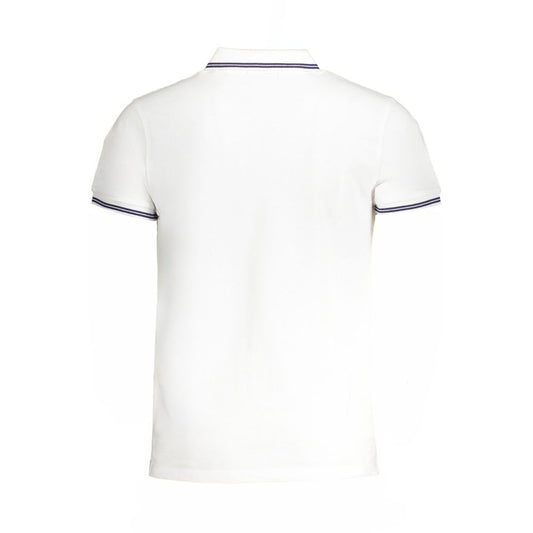 Cavalli Class White Cotton Polo Shirt CACL-31314-L-FBB-230