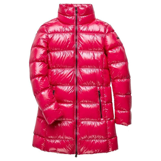 Refrigiwear Fuchsia Shimmer Long Down Jacket RE-11313-S