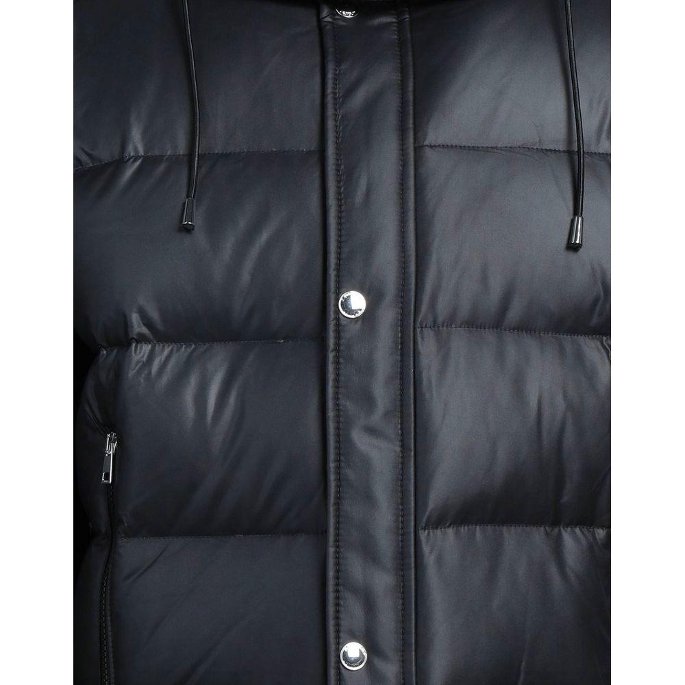 جاكيت رجالي من البوليستر باللون الأسود من Aquascutum