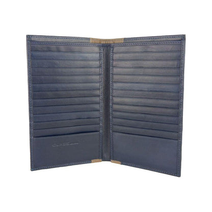 Cavalli Class Blue Leather Men Wallet MAN WALLETS