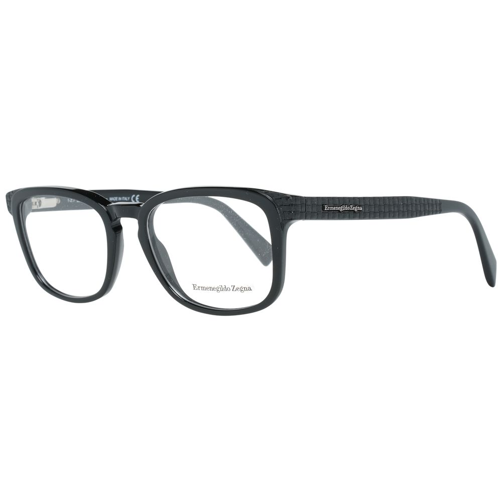Ermenegildo Zegna Black Plastic Glasses (Frames)