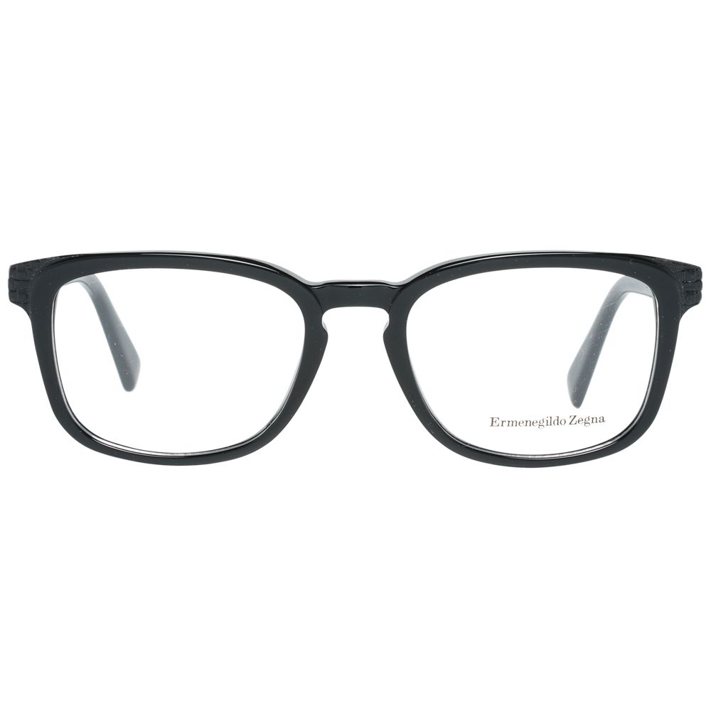 Ermenegildo Zegna Black Plastic Glasses (Frames)