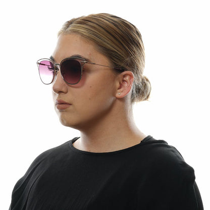 Police Burgundy Metal & Plastic Sunglasses