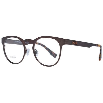 Ermenegildo Zegna Bronze Men Glasses Frame