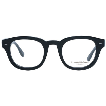Ermenegildo Zegna Black Plastic Glasses (Frames)