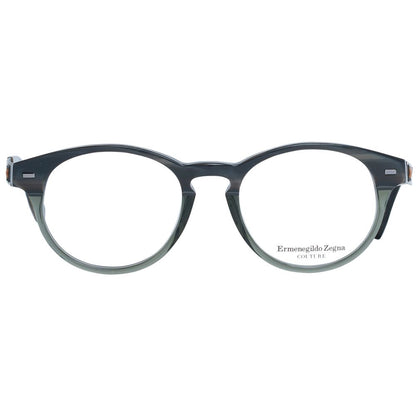 Ermenegildo Zegna Gray Plastic Glasses (Frames)