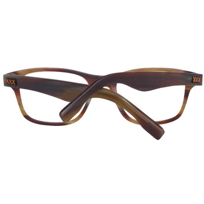 Ermenegildo Zegna Brown Men Glasses Frame