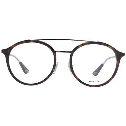 Police Brown Men Glasses Frame