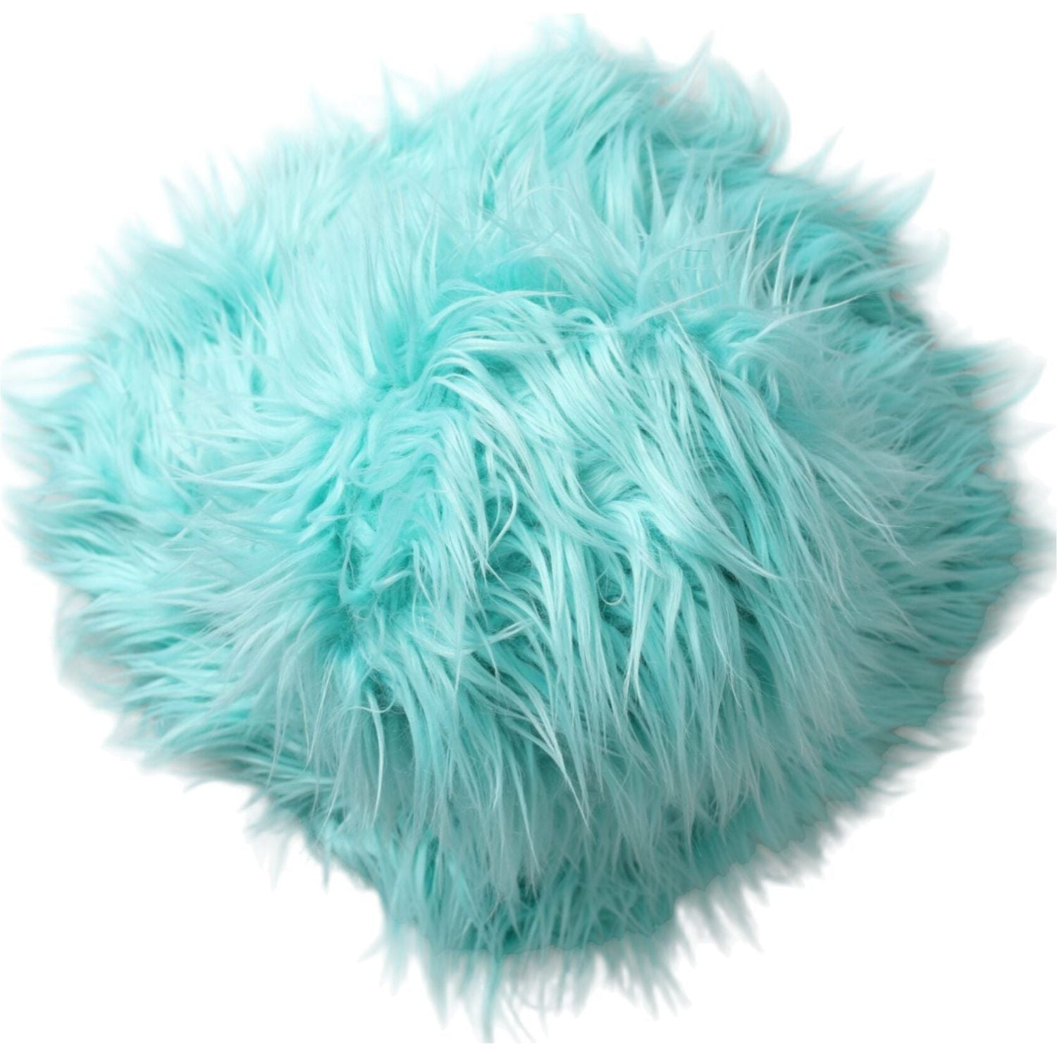 قبعة دلو نسائية من الفرو الأكريليكي باللون الأخضر النعناعي من دولتشي آند غابانا