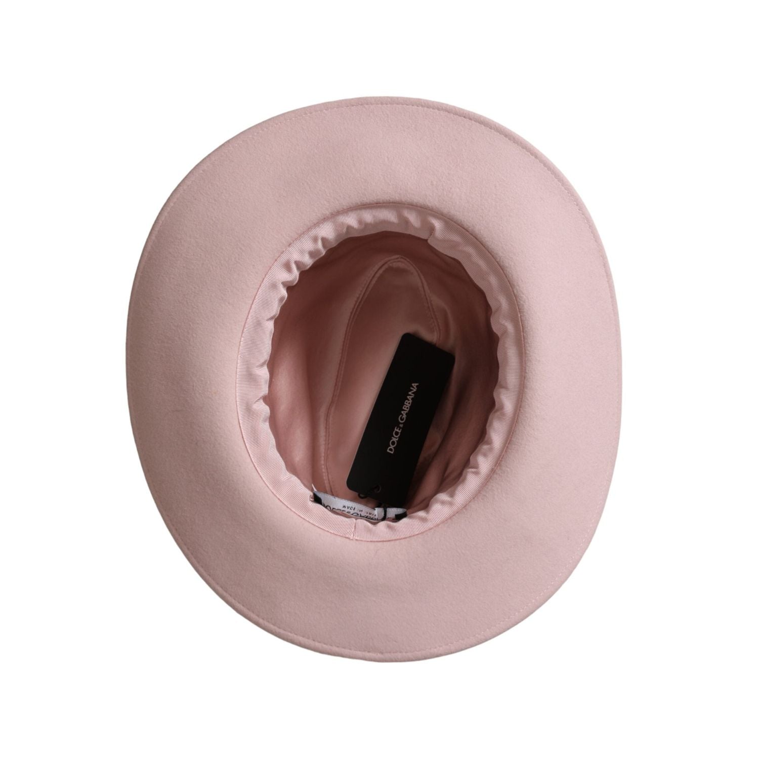 Dolce & Gabbana Pink Rabbit Fedora Trilby Women Hat