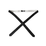 Dolce & Gabbana Black White Patterned Adjustable Tie KRA3384