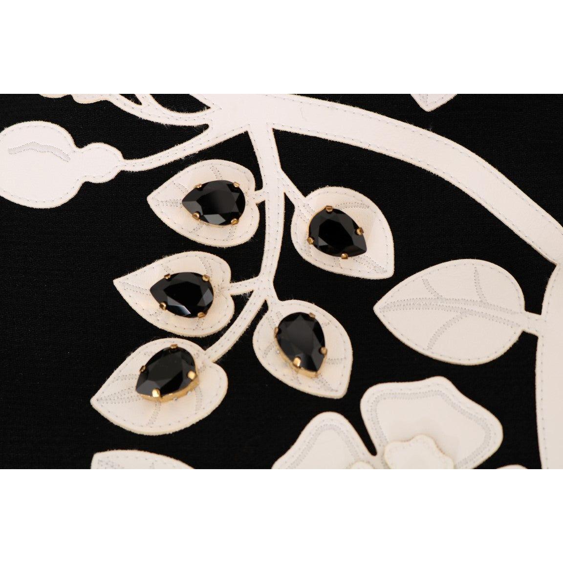 جاكيت من الصوف المطرز بالكريستال من دولتشي آند غابانا