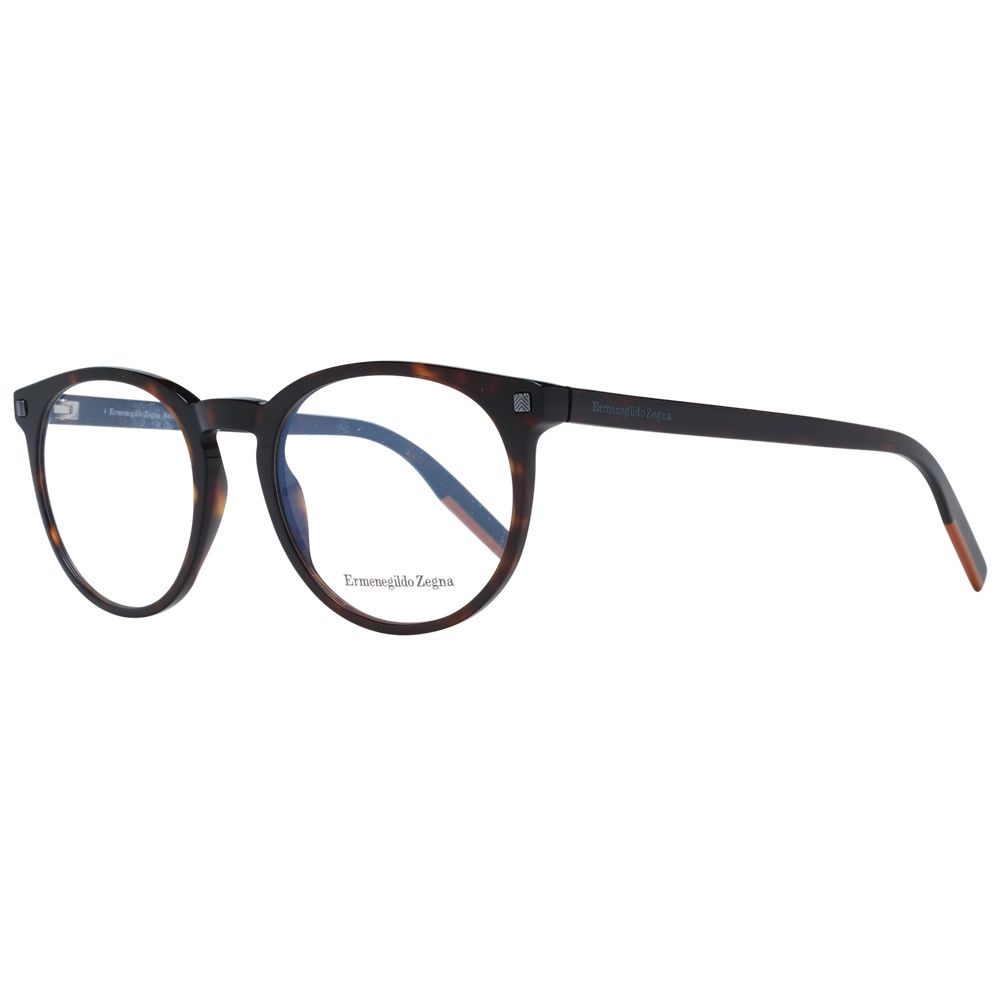 Ermenegildo Zegna Brown Men Glasses Frame