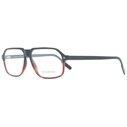 Ermenegildo Zegna Black Men Glasses Frame