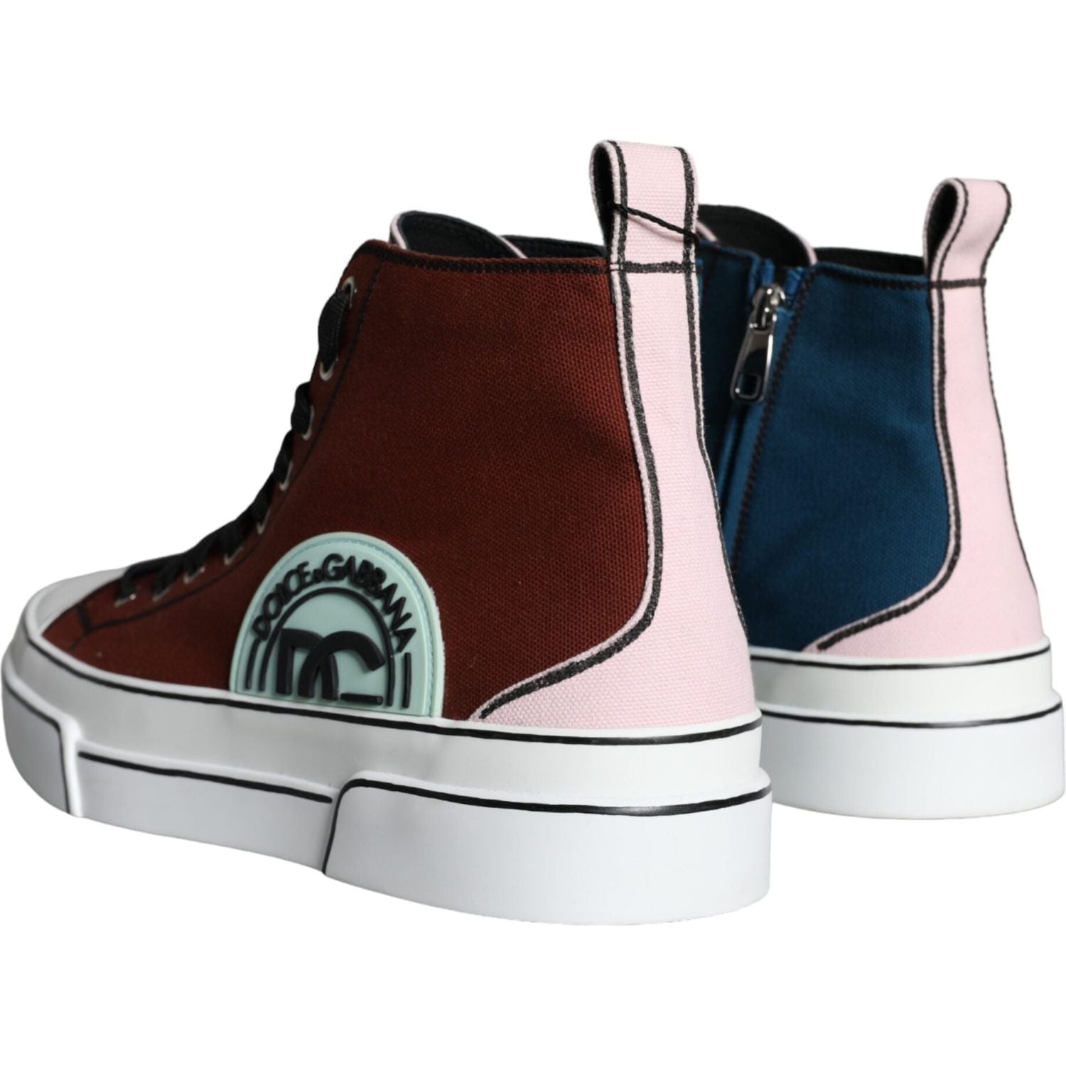 حذاء رياضي متعدد الألوان من Dolce &amp; Gabbana برقبة عالية