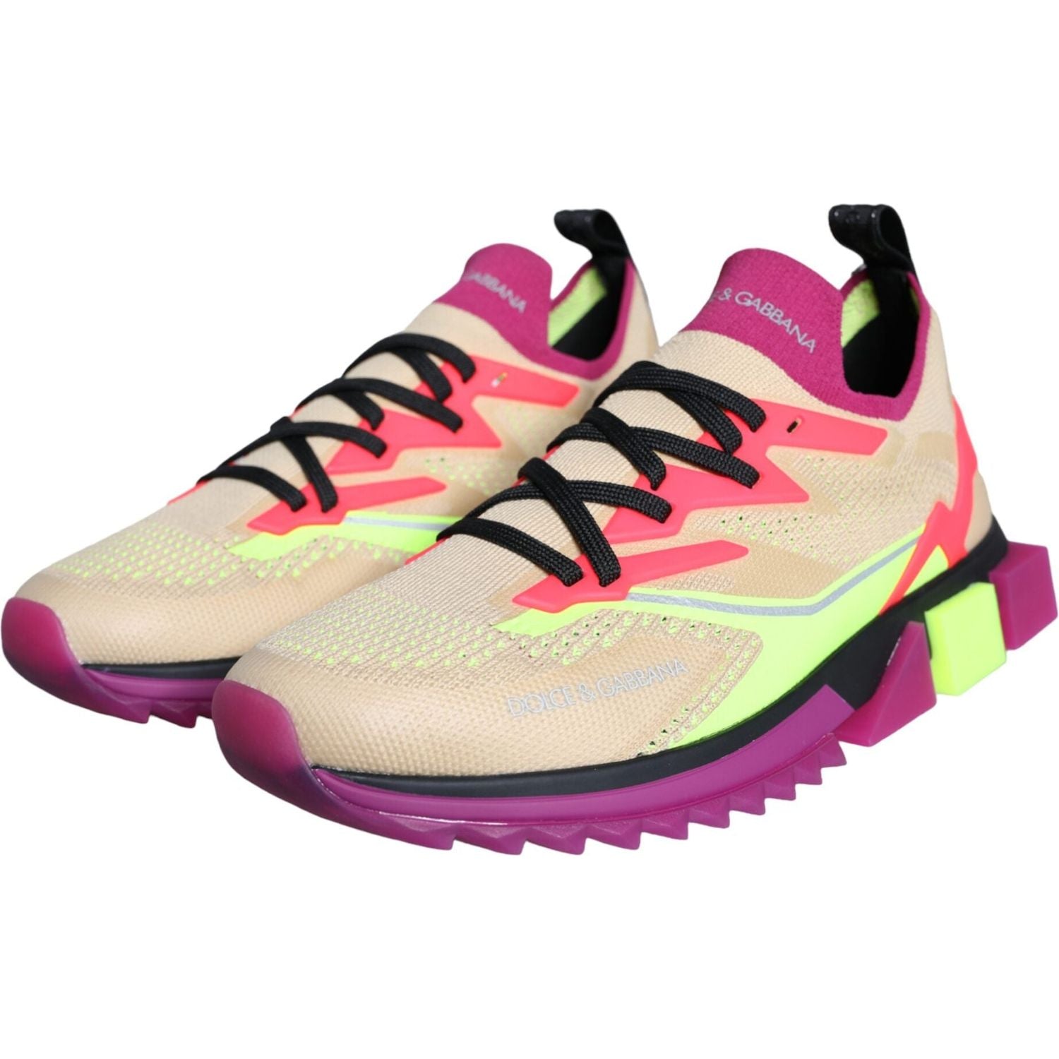 حذاء رياضي Dolce &amp; Gabbana Super King متعدد الألوان برقبة منخفضة