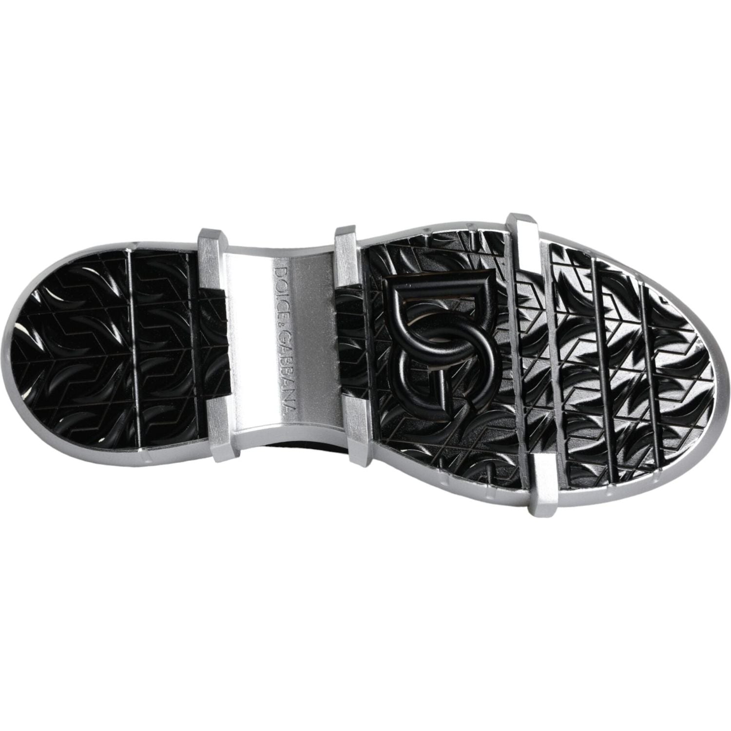 حذاء سنيكرز جاليليو أسود من النايلون عالي الرقبة من دولتشي آند غابانا