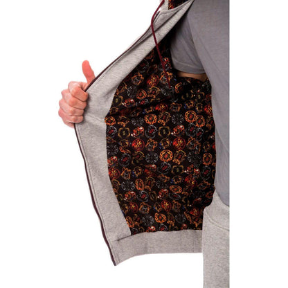 Billionaire Italian Couture Gray Cotton Hooded Sweatsuit