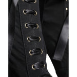 Dolce & Gabbana Black Jersey Stretch Ankle Booties Shoes LA11378-35.5