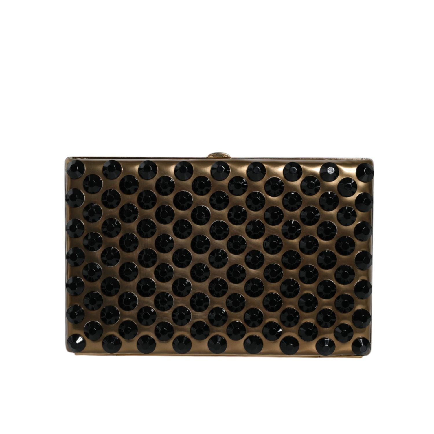 حقيبة كلاتش ذهبية من دولتشي آند غابانا للحفلات المسائية للنساء