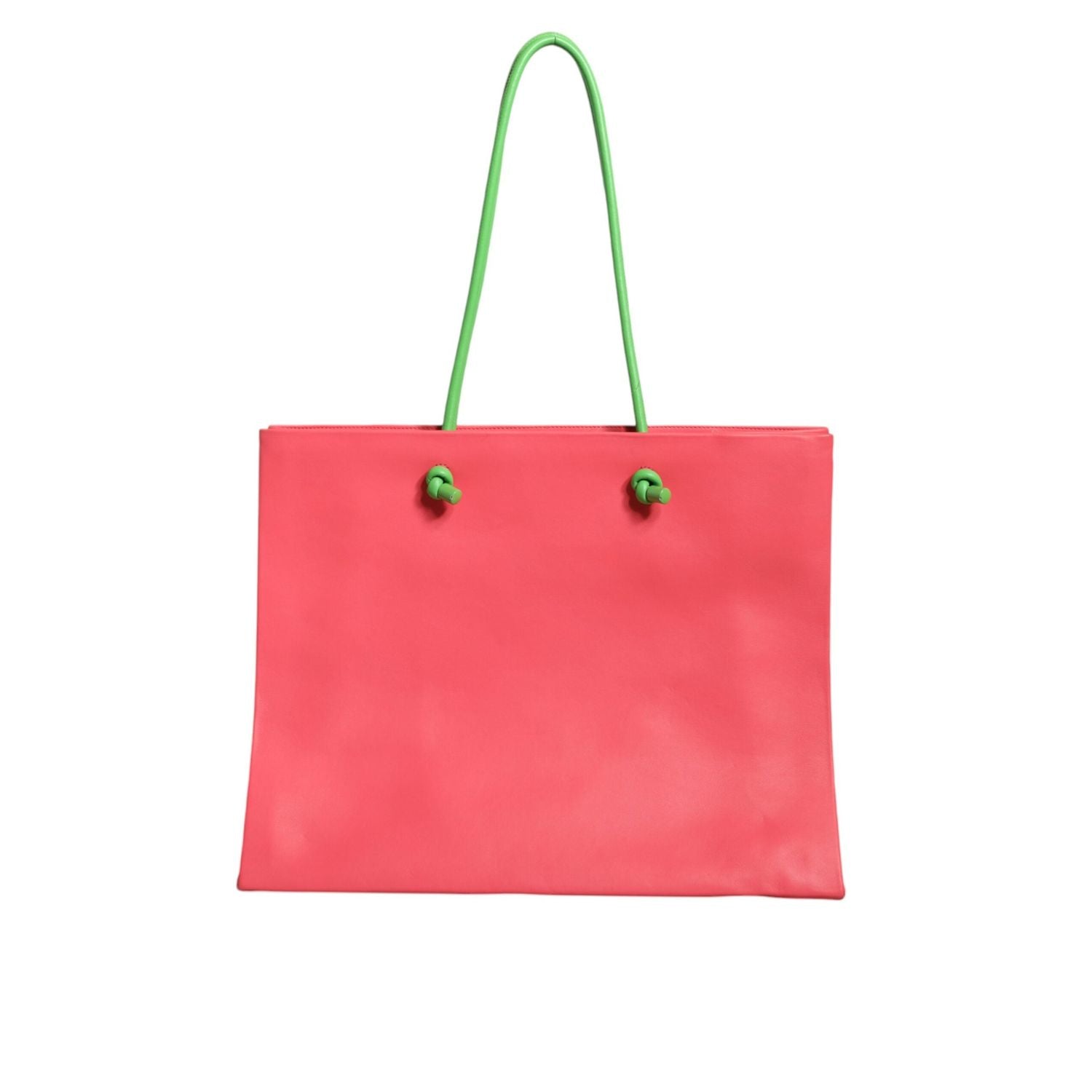 حقيبة تسوق ألبرتا فيريتي باللون الوردي من الجلد لعطلة نهاية الأسبوع يوم الأربعاء