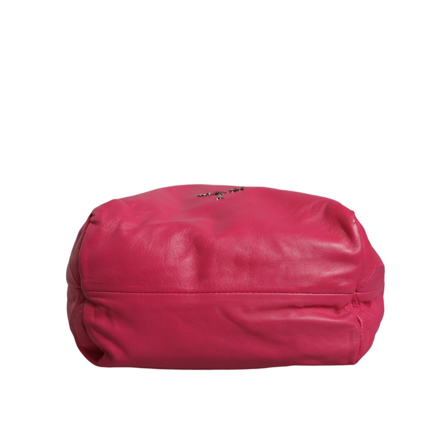 حقيبة كتف جلدية باللون الوردي الفوشيا من باتريزيا بيبي