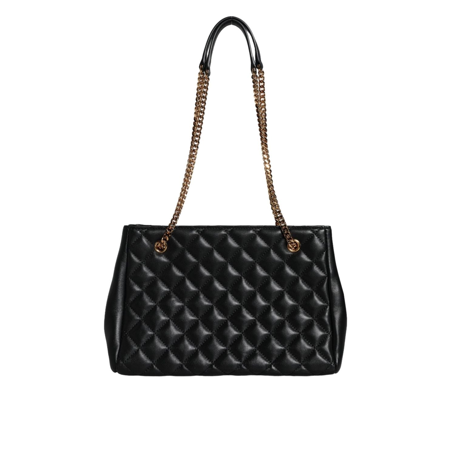 Front view with bag zipped and handles upright.
