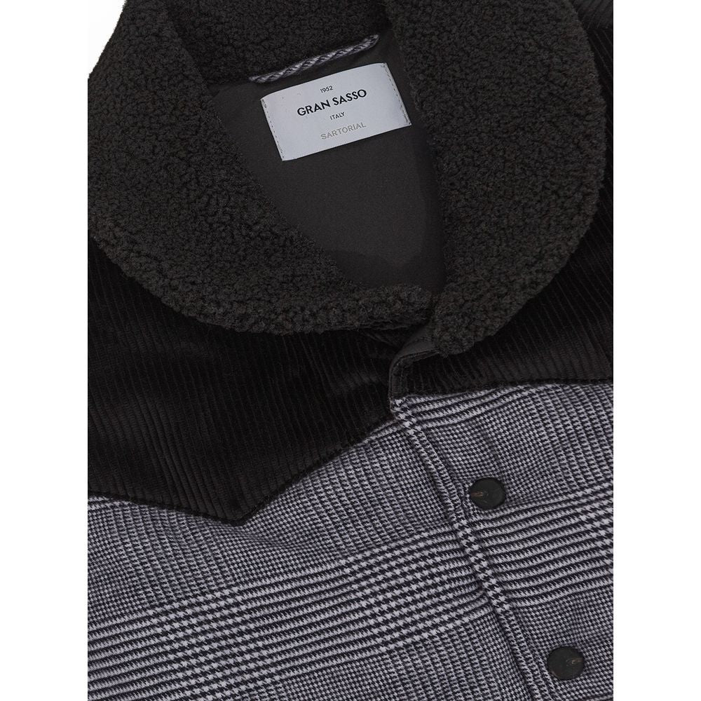 Gran Sasso Gray Cotton Sleveless Jacket GR-6632662-IT50 | L