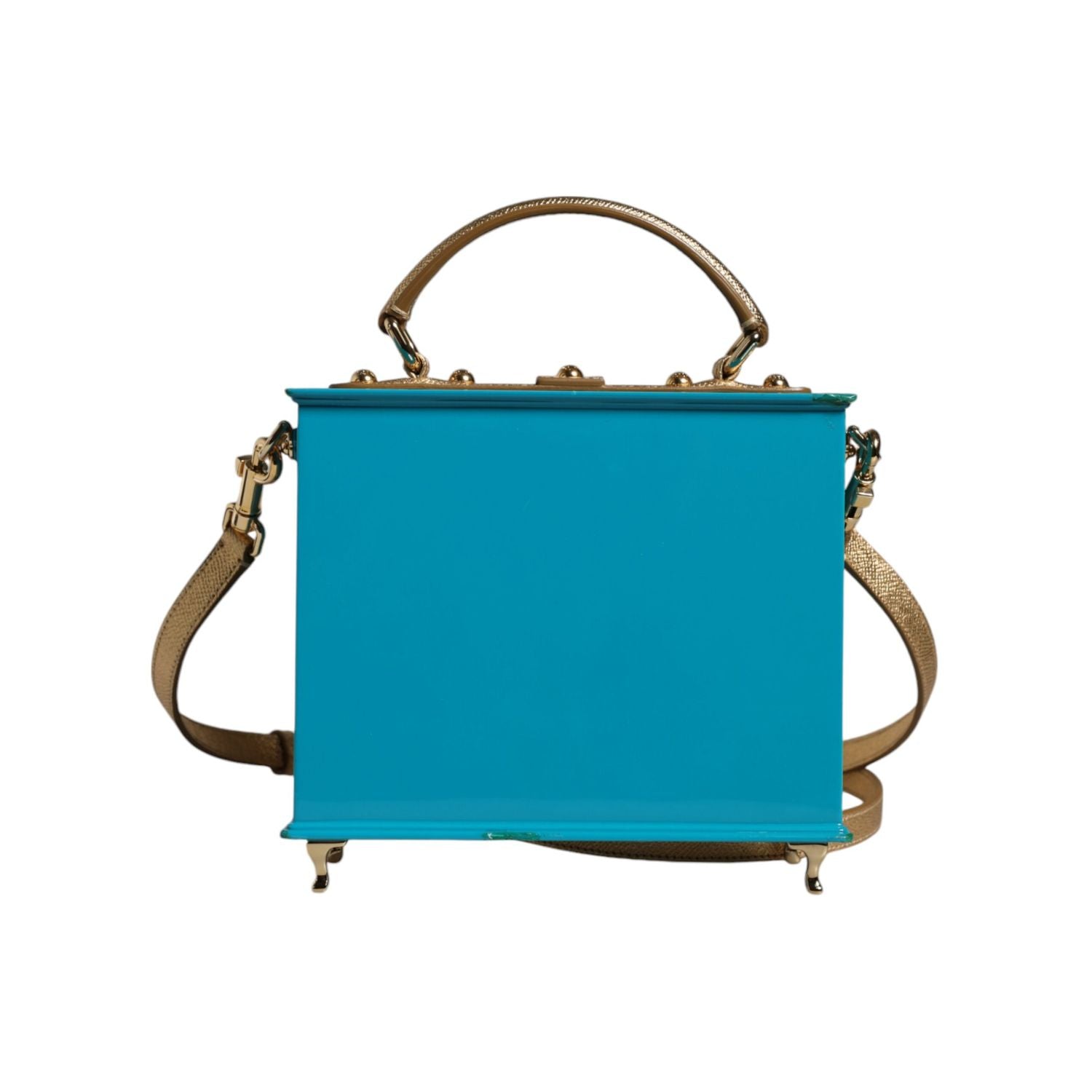 Front view with bag zipped and handles upright.